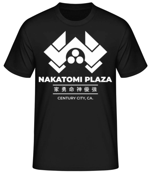Nakatomi Plaza - Men's Basic T-Shirt - Black - Front