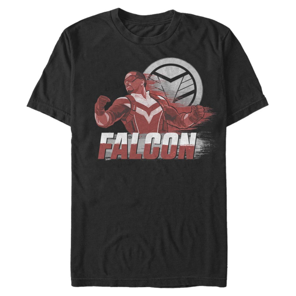 Marvel - The Falcon and the Winter Soldier - Falcon Speed - Men's T-Shirt - Black - Front