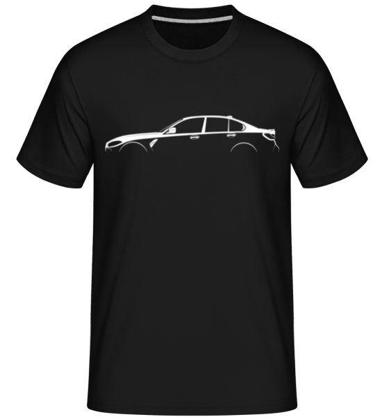 'BMW M3 G80' Silhouette -  Shirtinator Men's T-Shirt - Black - Front
