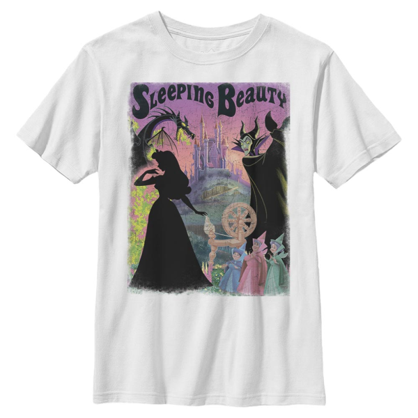 Disney - Sleeping Beauty - Skupina Poster - Kids T-Shirt - White - Front