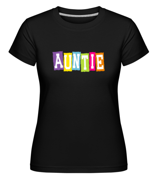 Auntie -  Shirtinator Women's T-Shirt - Black - Front