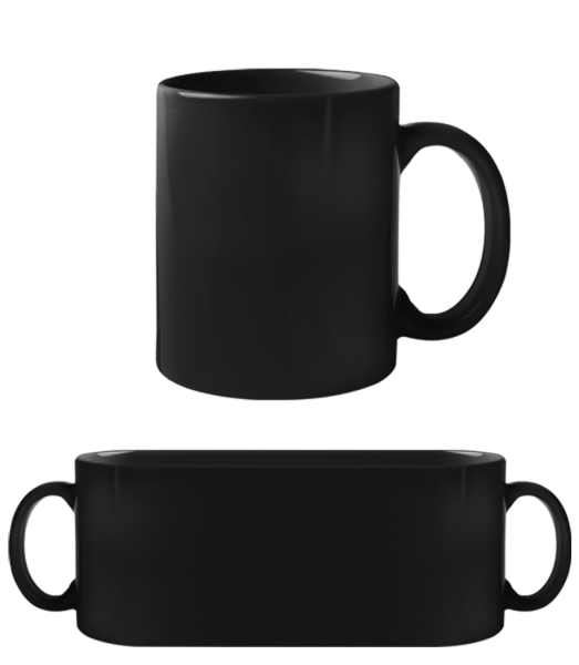 Black Mug - Black - Front