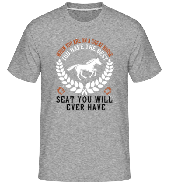 You Have The Best Seat -  Shirtinator Men's T-Shirt - Heather grey - Front