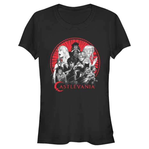 Netflix - Castlevania - Skupina Crew Min - Women's T-Shirt - Black - Front