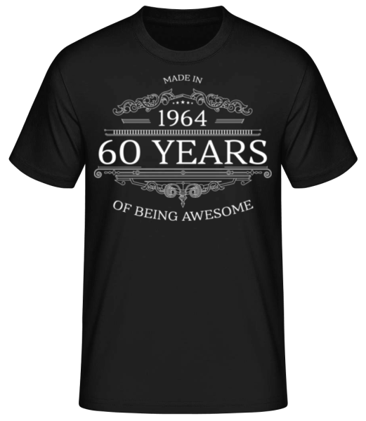 Made In 1964 - Men's Basic T-Shirt - Black - Front