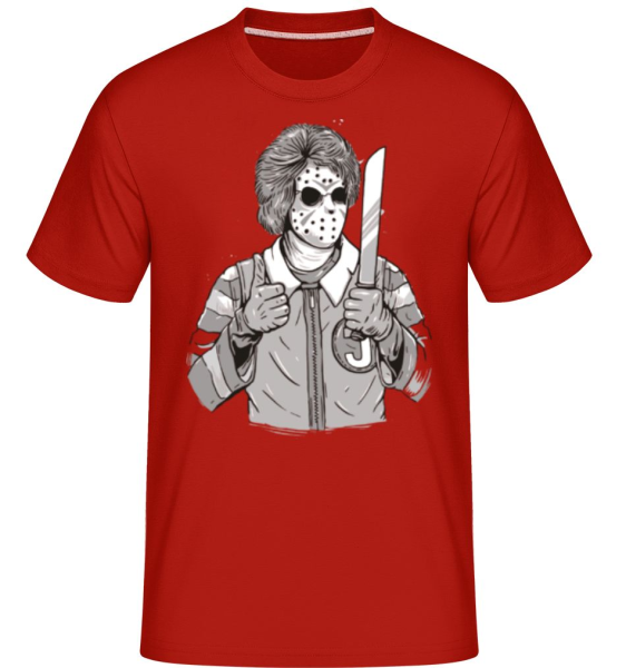Clown Killer -  Shirtinator Men's T-Shirt - Red - Front