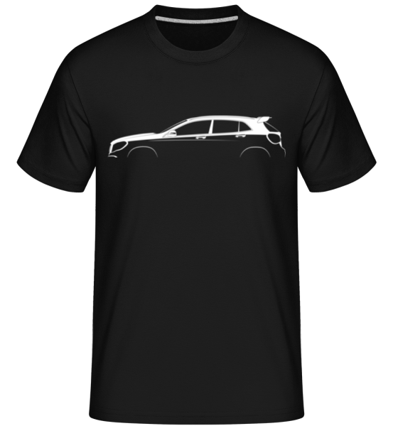 'Mercedes GLA X156' Silhouette -  Shirtinator Men's T-Shirt - Black - Front