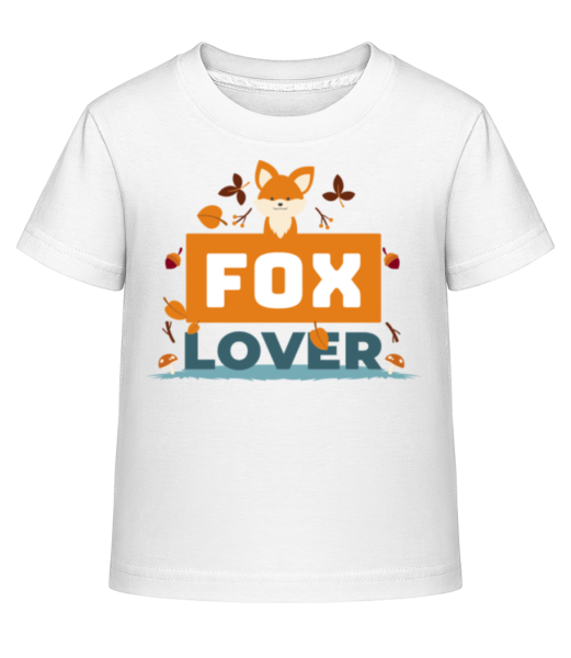 Fox Lover - Kid's Shirtinator T-Shirt - White - Front