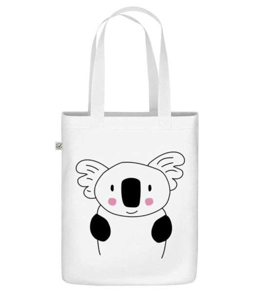 Cute Koala - Organic tote bag - White - Front