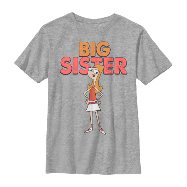 Disney Classics - Phineas and Ferb - Candace The Sister - Kids T-Shirt - Heather grey - Front