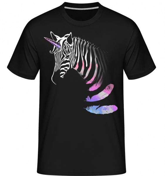 Unicorn Zebra -  Shirtinator Men's T-Shirt - Black - Vorn