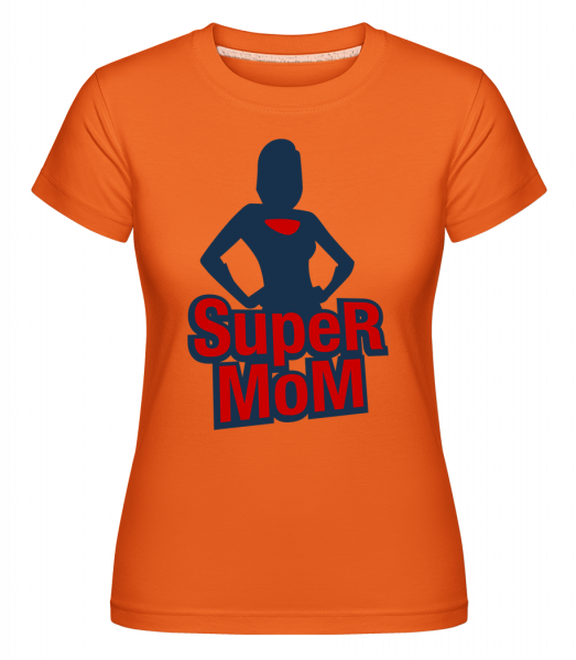 Super Mom Icon -  Shirtinator Women's T-Shirt - Orange - Vorn