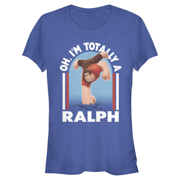 Disney - Wreck-It Ralph - Ralph Totally - Women's T-Shirt - Royal blue - Front