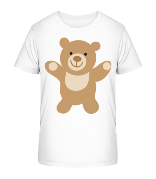 Kids Comic - Bear - Kid's Bio T-Shirt Stanley Stella - White - Front