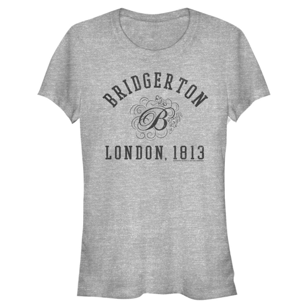 Netflix - Bridgerton - Logo Lines - Women's T-Shirt - Heather grey - Front