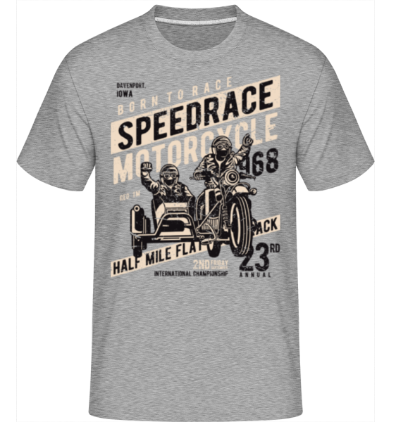 Speedrace -  Shirtinator Men's T-Shirt - Heather grey - Front