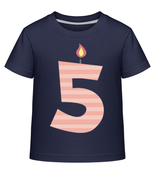 Birthday Candle - Kid's Shirtinator T-Shirt - Navy - Front