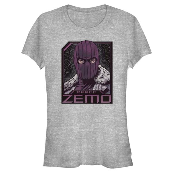 Marvel - The Falcon and the Winter Soldier - Baron Zemo Badge Of Zemo - Women's T-Shirt - Heather grey - Front