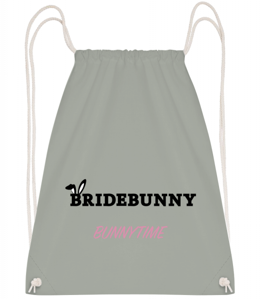 Bridebunny Bunnytime - Drawstring Backpack - Anthracite - Vorn