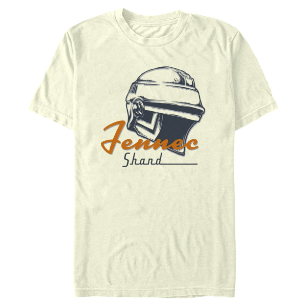 Star Wars - Book of Boba Fett - Fennec Shand Fennec Helmet - Men's T-Shirt - Cream - Front