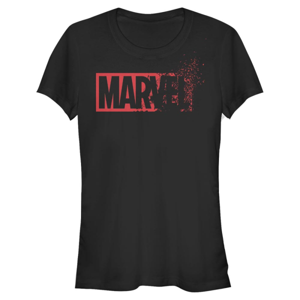 Marvel - Logo Dust - Women's T-Shirt - Black - Front