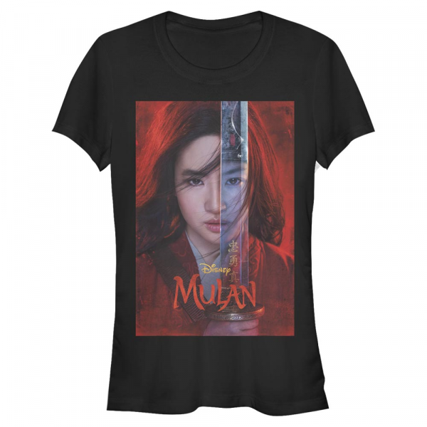 Disney - Mulan - Mulan Poster - Women's T-Shirt - Black - Front