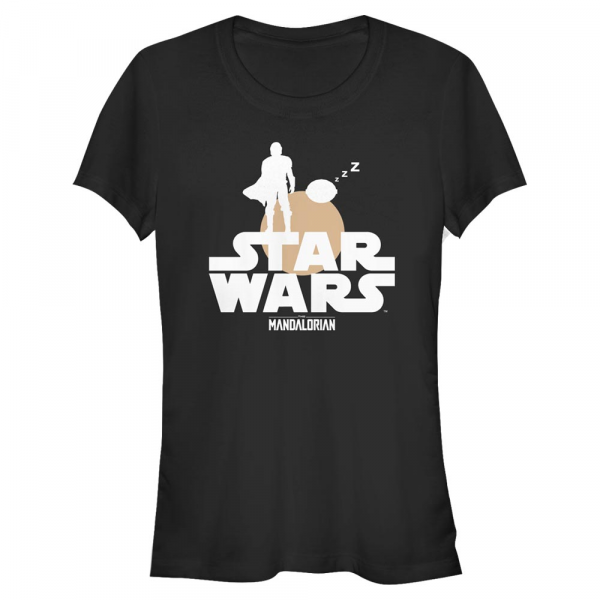 Star Wars - The Mandalorian - The Child Sunset Duo - Women's T-Shirt - Black - Front