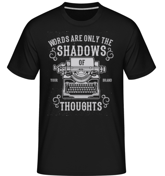 Shadows Of Thoughts -  Shirtinator Men's T-Shirt - Black - Front