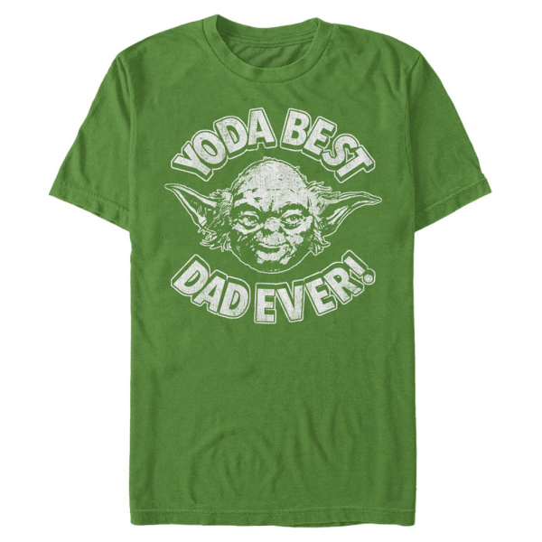 Star Wars - Yoda Best - Father's Day - Men's T-Shirt - Kelly green - Front