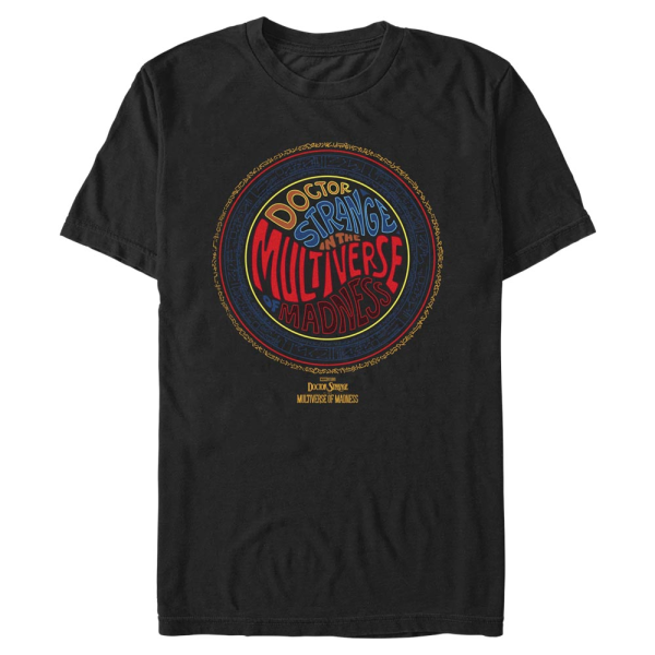 Marvel - Doctor Strange - Text Multiverse Runes - Men's T-Shirt - Black - Front
