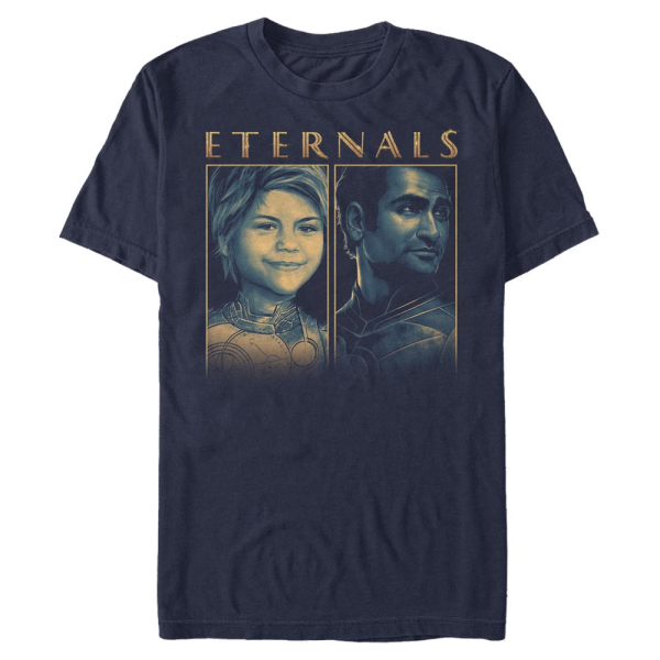 Marvel - Eternals - Duo Eternal Group - Men's T-Shirt - Navy - Front