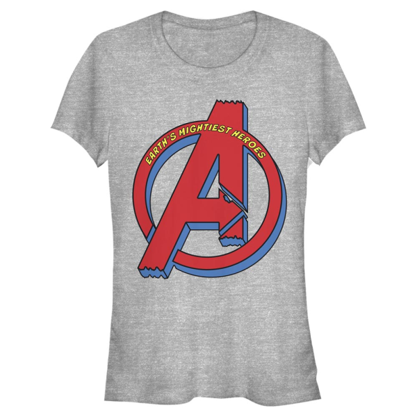 Marvel - Avengers - Logo Avengers Mightiest - Women's T-Shirt - Heather grey - Front
