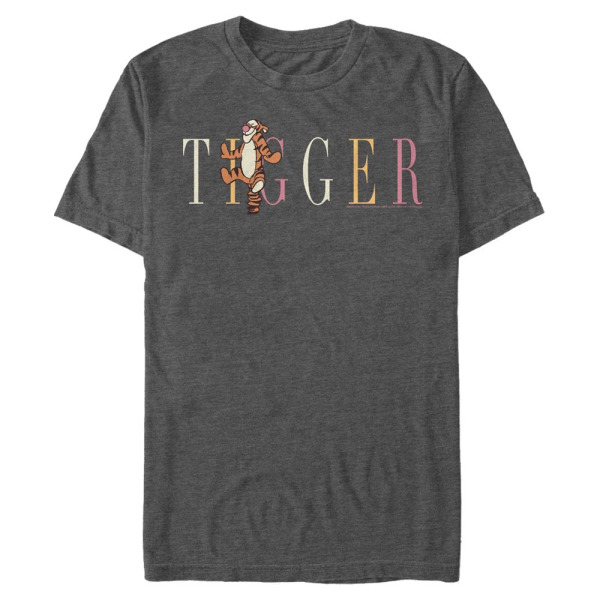 Disney - Winnie the Pooh - Tigr Fashion - Men's T-Shirt - Heather anthracite - Front