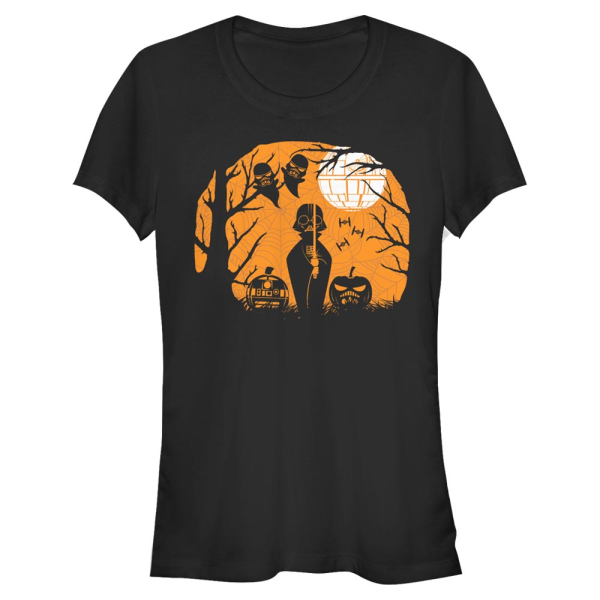 Star Wars - Darth Vader Darth Spooky - Halloween - Women's T-Shirt - Black - Front