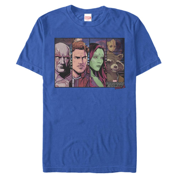 Marvel - Guardians of the Galaxy - Group Shot We Is Boxed - Men's T-Shirt - Royal blue - Front