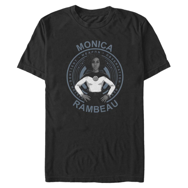Marvel - WandaVision - Monica Rambeau Heroic Rambeau - Men's T-Shirt - Black - Front