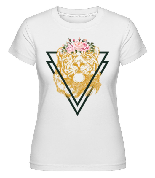 Boho Lioness -  Shirtinator Women's T-Shirt - White - Front