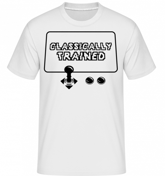 Classically Trained Gamer -  Shirtinator Men's T-Shirt - White - Vorn