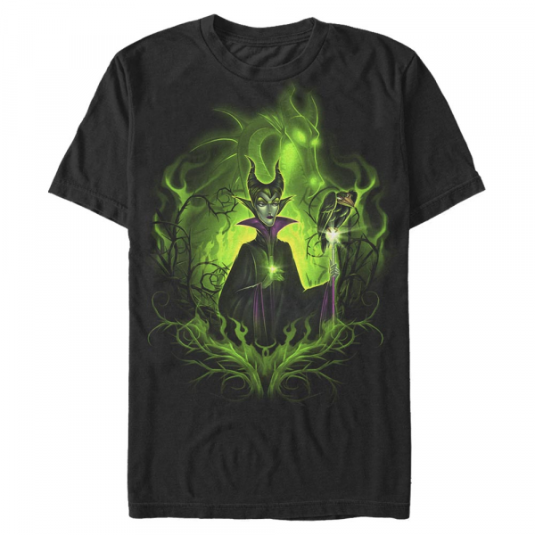 Disney - Sleeping Beauty - Maleficent Dark Fairy - Men's T-Shirt - Black - Front