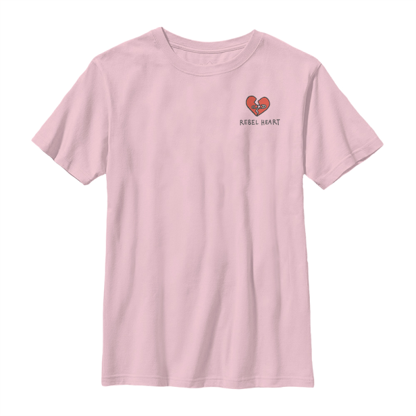 Disney Classics - Cruella - Logo Rebel Heart - Kids T-Shirt - Pink - Front