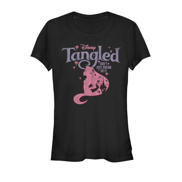 Disney - Tangled - Rapunzel DreamRap - Women's T-Shirt - Black - Front