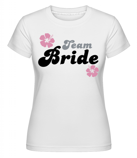 Team Bride -  Shirtinator Women's T-Shirt - White - Vorn