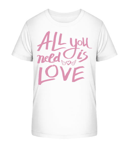 All You Need Is Love - Kid's Bio T-Shirt Stanley Stella - White - Front