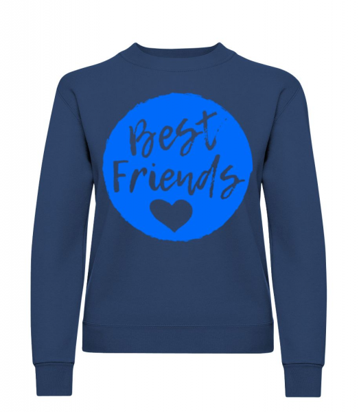 Best Friends Love - Women's Sweatshirt - Navy - Front