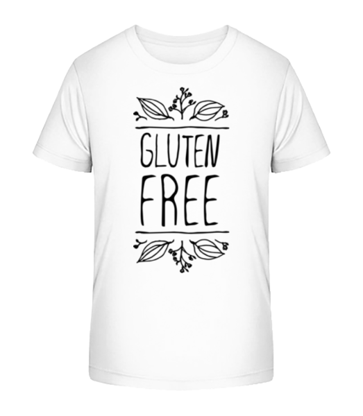 Gluten Free - Kid's Bio T-Shirt Stanley Stella - White - Front