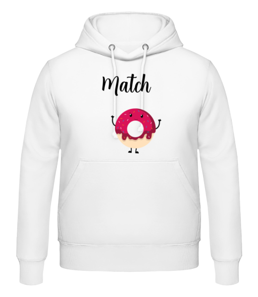 It Is A Match 2 - Men's Hoodie - White - Front