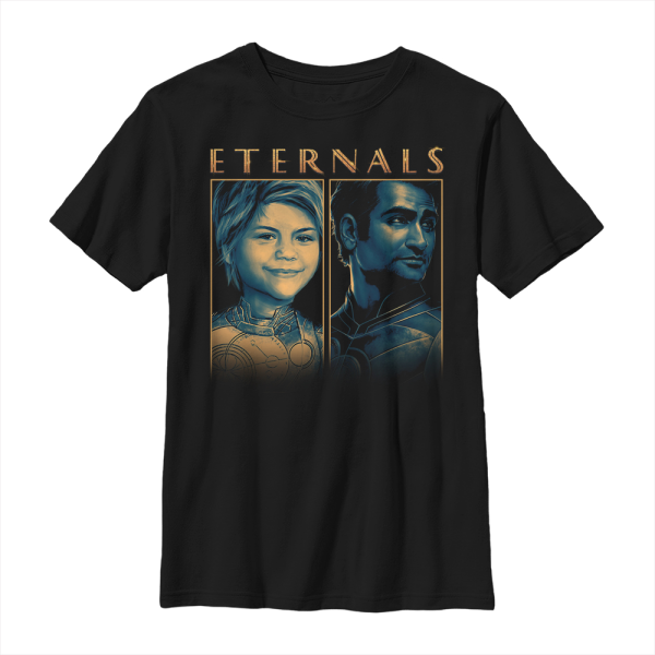 Marvel - Eternals - Duo Eternal Group - Kids T-Shirt - Black - Front