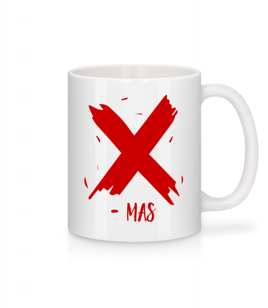 X - MAS - Mug - White - Vorn