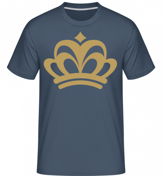 Crown Sign -  Shirtinator Men's T-Shirt - Denim - Vorn