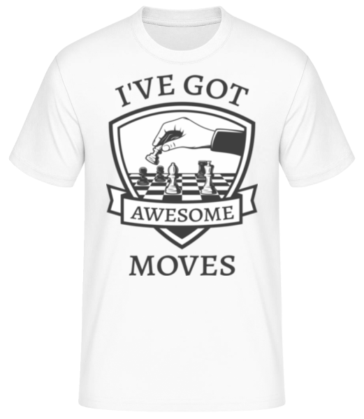 I've Got Awesome Moves - Men's Basic T-Shirt - White - Front